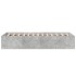 Estructura de cama madera de ingeniería gris hormigón 90x190