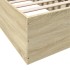 Estructura de cama madera de ingeniería roble Sonoma 90x200