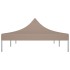 Techo de carpa para celebraciones gris taupe 6x3 m 270