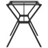 Patas de mesa de comedor estructura Y acero 120x60x73