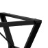 Patas de mesa de comedor estructura Y acero 120x60x73