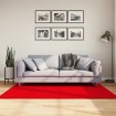 Alfombra de pelo corto suave lavable HUARTE rojo 120x170 cm