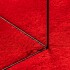 Alfombra de pelo corto suave lavable HUARTE rojo 120x170