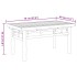 Mesa de centro de bambú 70x40x35