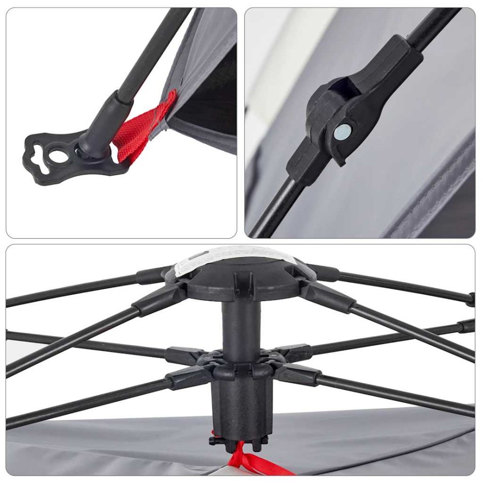 Tienda de playa 2 personas impermeable apertura rápida