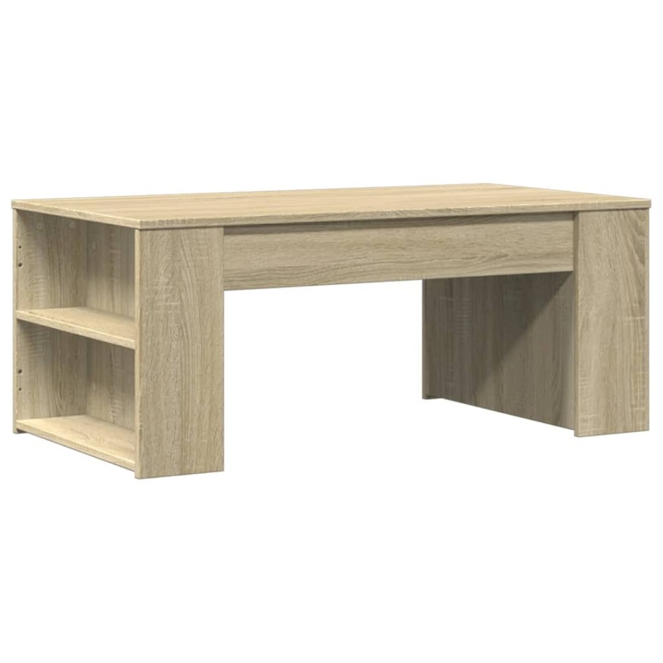 Mesa de centro madera de ingeniería roble Sonoma 102x55x42