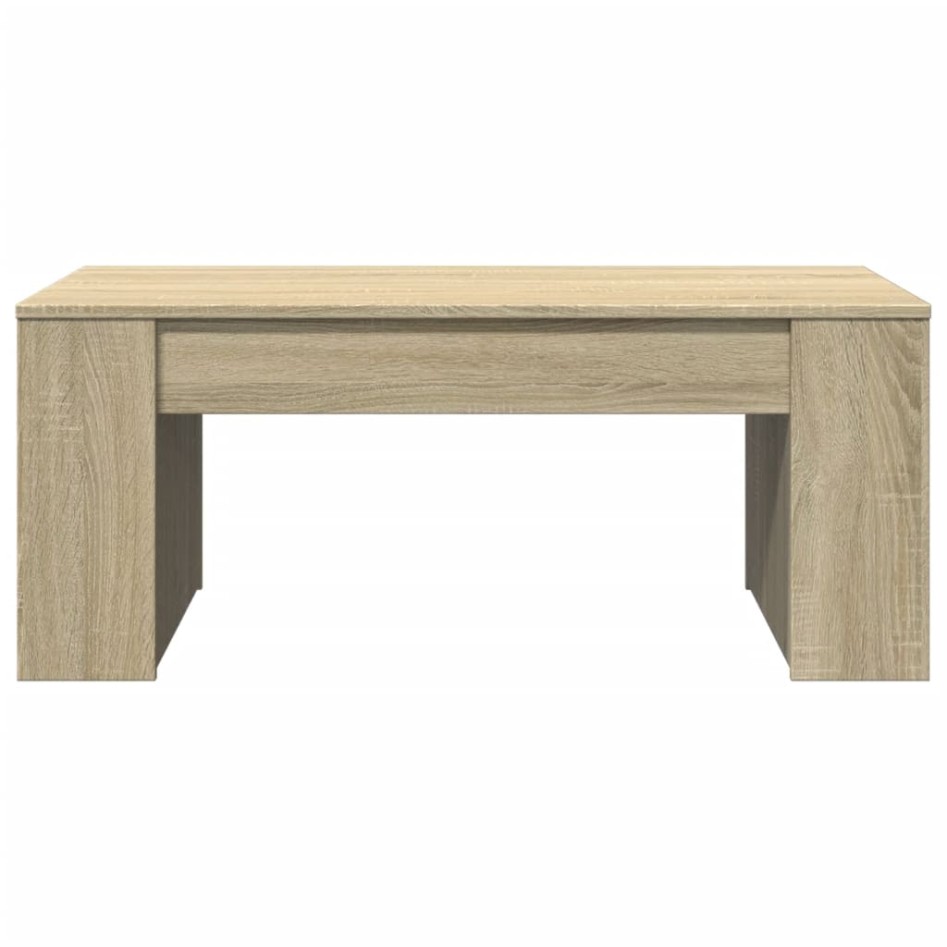 Mesa de centro madera de ingeniería roble Sonoma 102x55x42