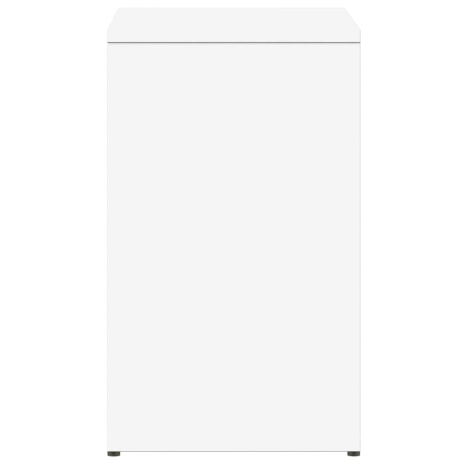 Mesas auxiliares 2 uds madera de ingeniería blanco 50x30x50