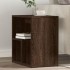 Mesa auxiliar 2 uds madera ingeniería marrón roble 50x30x50