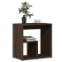 Mesa auxiliar 2 uds madera ingeniería marrón roble 50x30x50
