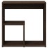 Mesa auxiliar 2 uds madera ingeniería marrón roble 50x30x50