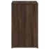 Mesa auxiliar 2 uds madera ingeniería marrón roble 50x30x50