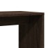 Mesa auxiliar 2 uds madera ingeniería marrón roble 50x30x50