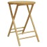 Mesa plegable de jardín de bambú Ø55x75