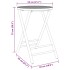 Mesa plegable de jardín de bambú Ø55x75