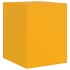 Mesitas de noche 2 uds acero amarillo mostaza 34,5x39x44
