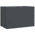 Mueble para TV de acero gris antracita 67x39x44