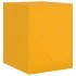 Mesitas de noche 2 uds acero amarillo mostaza 34,5x39x44