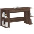 Escritorio madera de ingeniería roble marrón 140x50x75