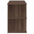 Escritorio madera de ingeniería roble marrón 140x50x75
