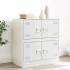 Aparador de acero blanco 67x39x73