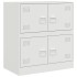 Aparador de acero blanco 67x39x73