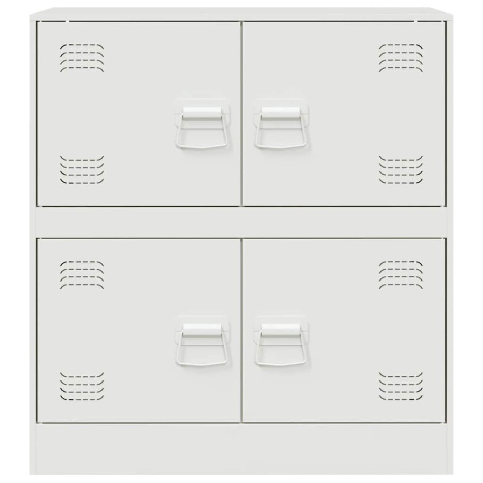 Aparador de acero blanco 67x39x73