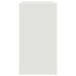Aparador de acero blanco 67x39x73
