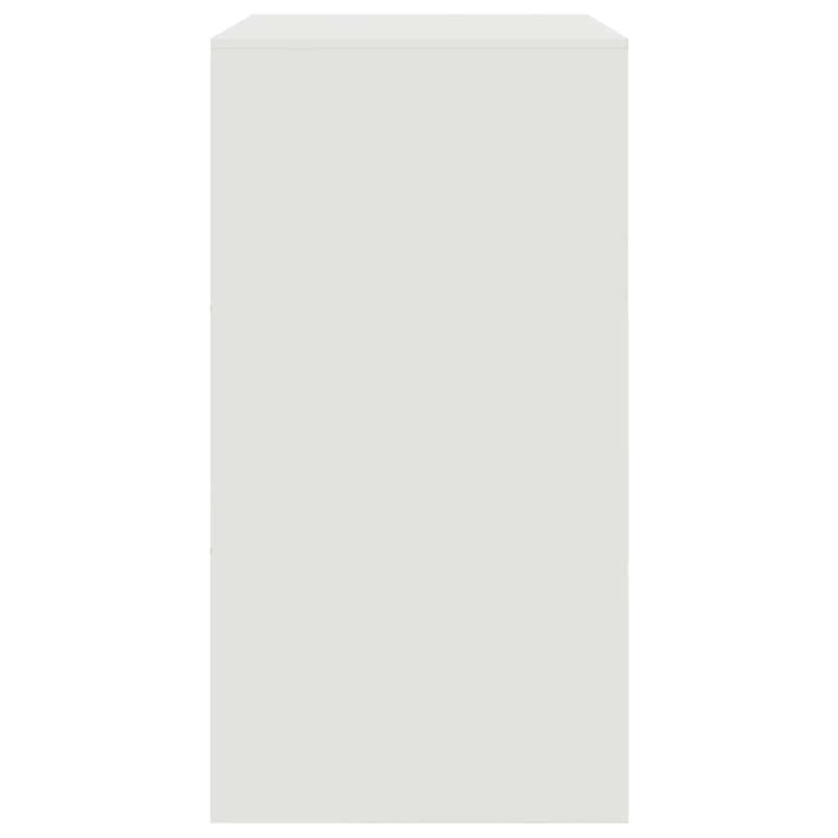 Aparador de acero blanco 67x39x73