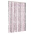 Cortina antimoscas chenilla gris plateado y rosa 118x220