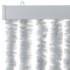 Cortina antimoscas chenilla gris 118x220