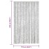 Cortina antimoscas chenilla gris 118x220