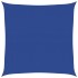 Toldo de vela cuadrado HDPE azul 160 g/m² 6x6