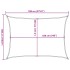 Toldo de vela rectangular HDPE azul 160 g/m² 5x7