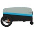 Remolque para bicicleta hierro negro y azul 30