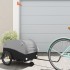 Remolque para bicicleta hierro negro y gris 30