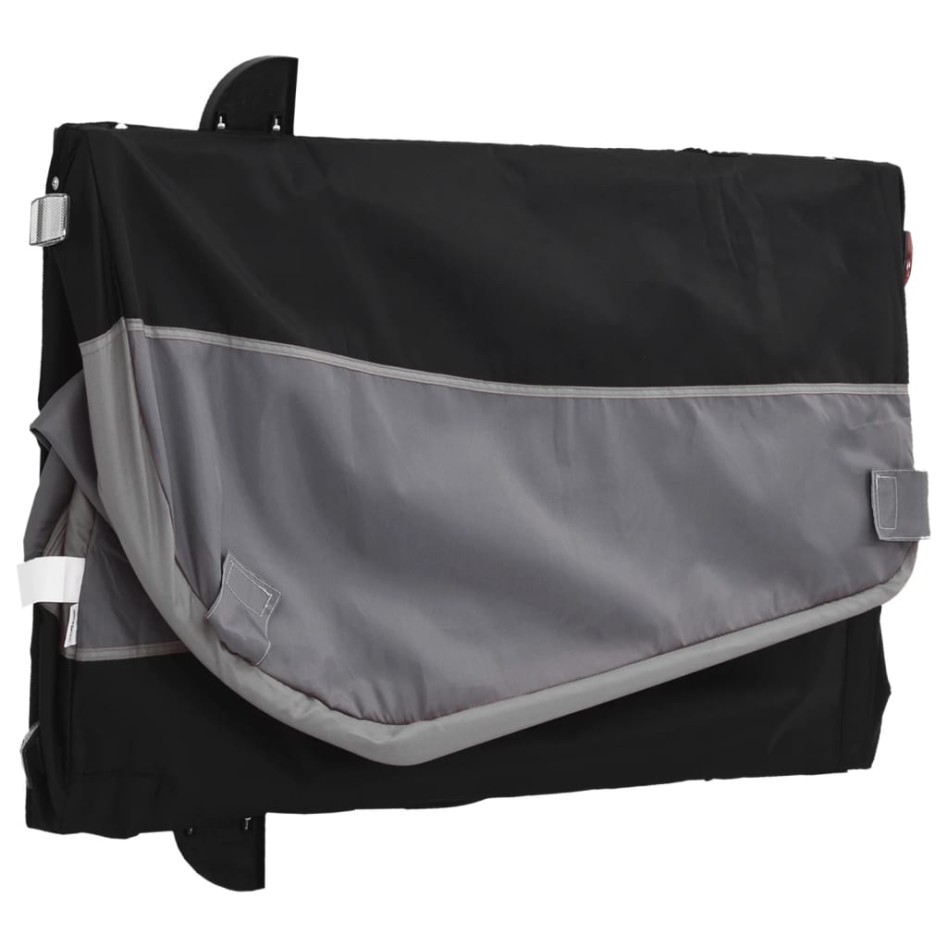 Remolque para bicicleta hierro negro y gris 30