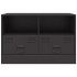 Mueble para TV de acero negro 67x39x44