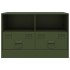 Mueble para TV de acero verde oliva 67x39x44