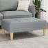 Reposapiés de tela gris claro 77x55x31