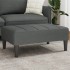 Reposapiés de tela gris oscuro 77x55x31