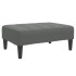 Reposapiés de tela gris oscuro 77x55x31