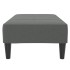 Reposapiés de tela gris oscuro 77x55x31