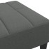 Reposapiés de tela gris oscuro 77x55x31