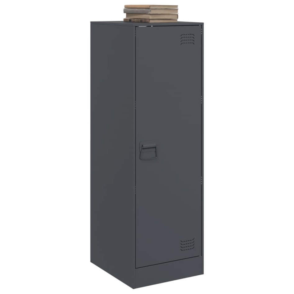 Aparador de acero gris antracita 34,5x39x107