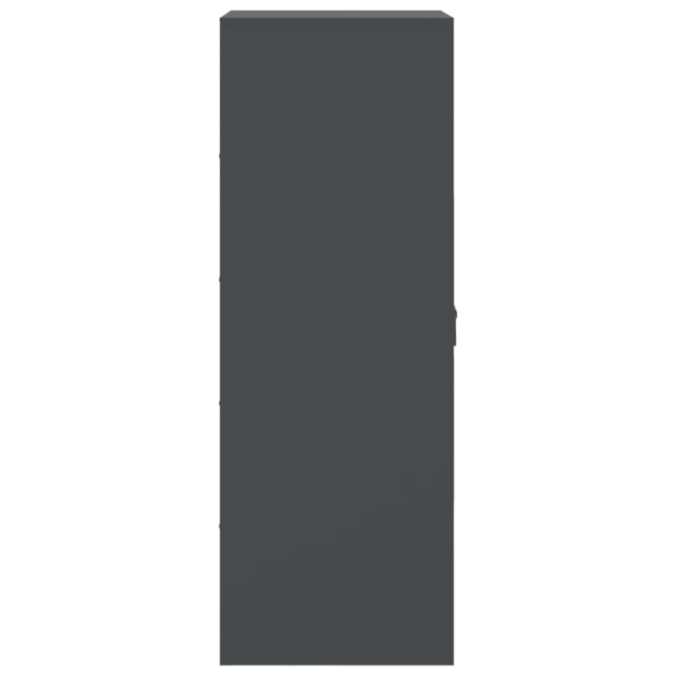 Aparador de acero gris antracita 34,5x39x107