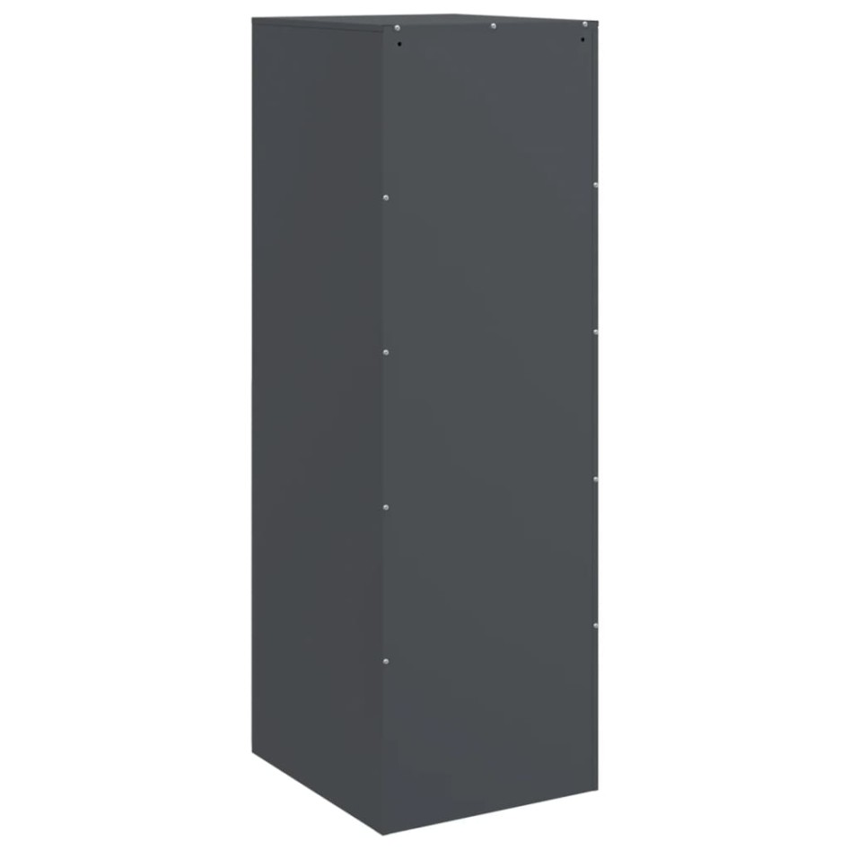 Aparador de acero gris antracita 34,5x39x107