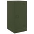 Aparador de acero verde oliva 34,5x39x73