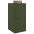 Aparador de acero verde oliva 34,5x39x73