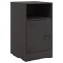 Mesitas de noche 2 unidades acero negro 34,5x39x62